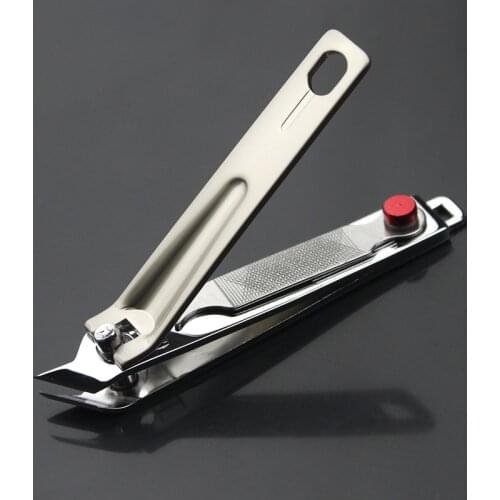 Slant Edge Nail Cutter Steel Nail Clippers Big Cuticle Remover Manicure Tools Fingernail Trimmer 8.8 cm