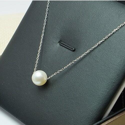 Best selling fashion white Elegant temperament single Pearl Pendant short choker Necklaces Jewelry,white pearl chokers necklace