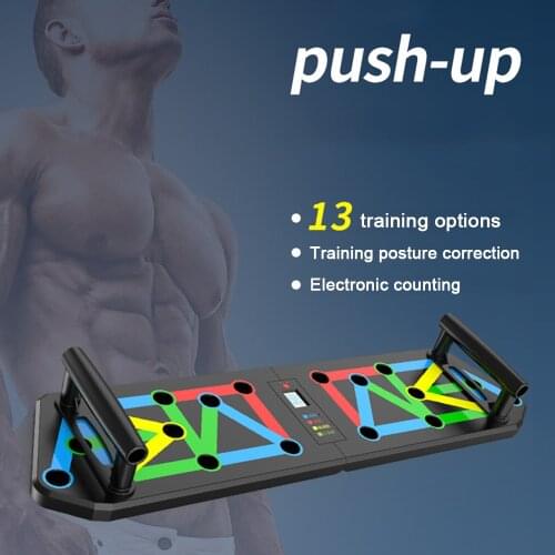 13 in 1 Electronic Counting Push-up Board Multifunctional Push UP Rack Training Board Muscle Workout Gym Fitness Equipment