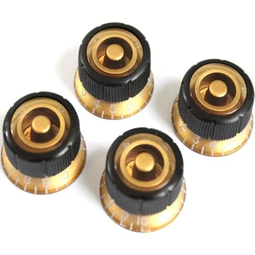 A Set of 4 pcs Speed Control Knobs for i Electric Guitar