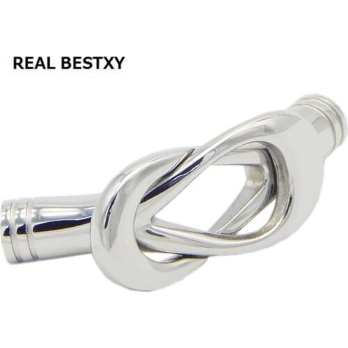 REAL BESTXY 10pcs/lot 316L Stainless Steel Magic Magnetic Clever Clasp Magnetic Lock with press buttons