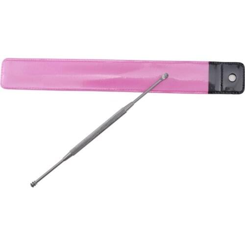 Stainless Steel Double Head Ear Cleaner Spoon Spiral Ear Pick Spoon Earwax Remover Cleaning Tool Ear Care Ear Clean Tool