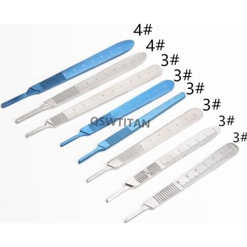 Ophthalmic Bard-parker blade handle stainless steel/Titanium eye surgical instrument