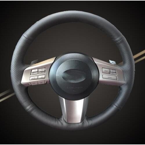 Car Braid On The Steering Wheel Cover for Subaru Outback 2010-2011 Legacy 2010-2011 Auto Wheel Covers Car-styling Accessories
