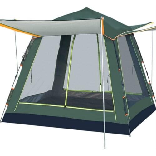 Tent Outdoor Camping Baraza De Acampamento Camping Seaside Thickening Carpas De Camping Single Automatic Hiking Travel Equipment