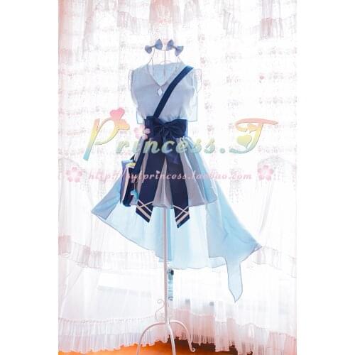 [Customized] Anime Arknights Pure Stream Medicine Uniform Daily Dress+ACC Cosplay Costume Halloween Unisex FreeShipping 2020 New