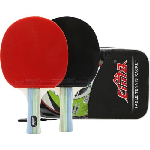 7 Stars Table Tennis Racket Professional with Bag Balls Set Offensive Carbon Blade Sports PingPong Rubber Table Tennis Paddle