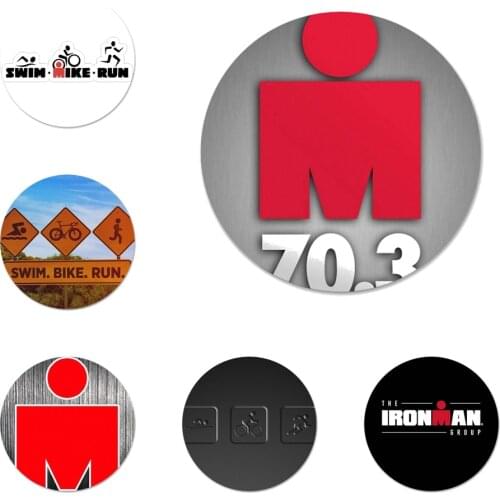 Sports Triathlon Ironman Item Badge Brooch Pin Accessories For Clothes Backpack Decoration gift
