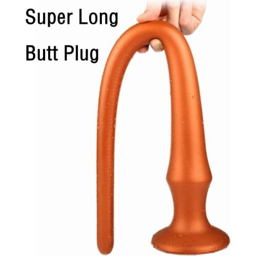 Super Long Silicone Butt Plug Anal Dildo Anus Masturbator Dilator Prostate Massage Anal Plug Adult Sex Toys For Men Women Gay