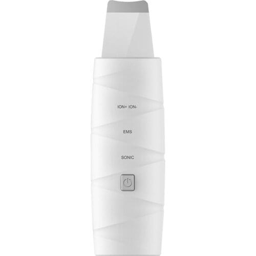 Ultrasonic Peeling Scrubber Shovel Massager Machine Vibration Deep Cleansing Facial Pore Care Device Blackhead Remover