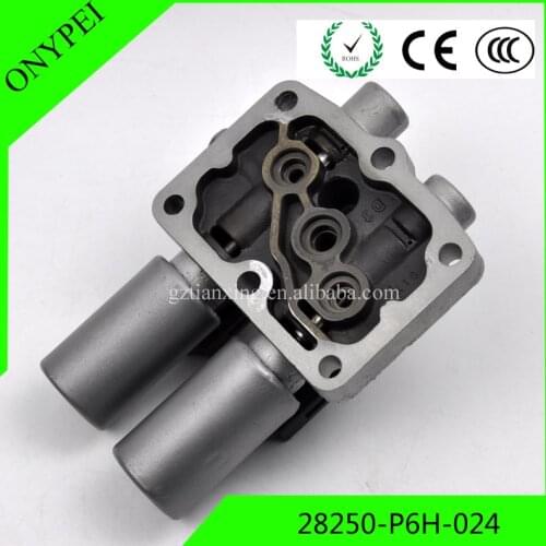 High quality 28250-P6H-024 Transmission Dual Linear Solenoid For Honda Accord Odyssey Pilot Acura CL MDX TL 28250 P6H 024