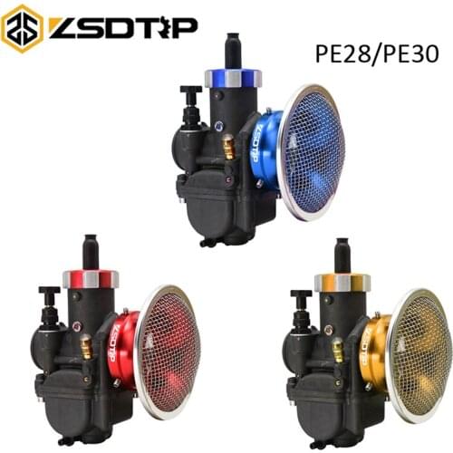 ZSDTRP PE28/30mm Motorcycle Engine Part Carburetor WIth Filter For NSR150 With Power Jet Dirt Bike Scooter ATV Quad Racing Moto