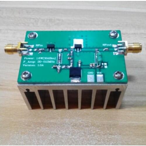 1PC RF power amplifier power amplifier 20--700MHz 1W UHF FM VHF UHF CDMA GSM