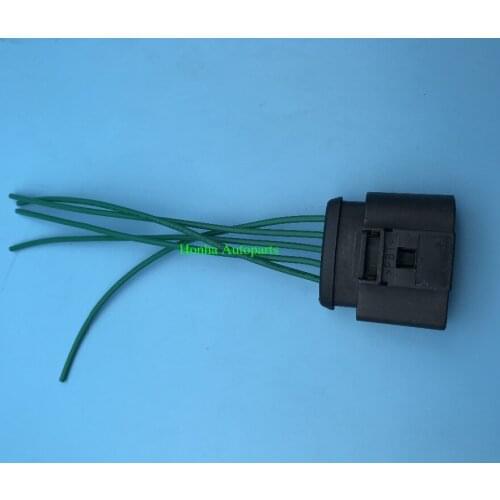 5 Pin Way PBT for MAF Mass Air Flow Sensor Connector Plug With Cable Pigtail 1J0973775A 1J0 973 775A For v-w Golf 1999 2000 2001