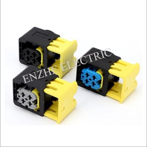 50PCS auto female Connector plug terminla 4 pin New energy control plug wiring harness plug 4-1418390-1 1-1418390-1 2-1418390-1