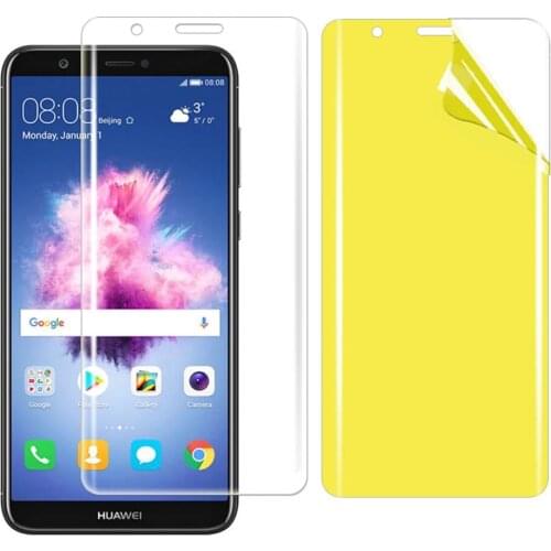 9D full cover for huawei p smart plus 2018 Z S pro 2019 2020 2021 hydrogel film protective film phone screen protector Not Glass