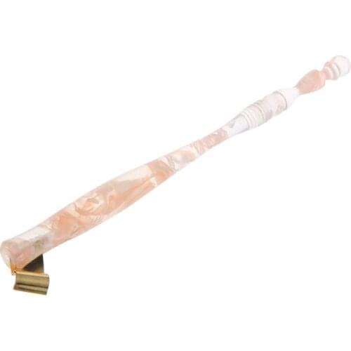 Antique Oblique Calligraphy Script Dip Pen Nib Holder Cherry Blossom Signature P82A