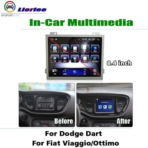 Car GPS Multimedia Player For Fiat Viaggio/Ottimo Android Radio For Dodge Dart 2012~2017 Stereo Screen Audio Navigation System