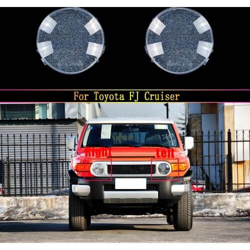 Car Headlight Cover Lens Glass Shell Front Headlamp Transparent Lampshade Auto Light Lamp For Toyota FJ Cruiser