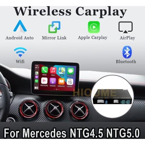 Wireless Carplay&Andorid Auto For Mercedes Benz E-Class W212 E Coupe C207 2011-2015 With AirPlay Mirror Link navigation