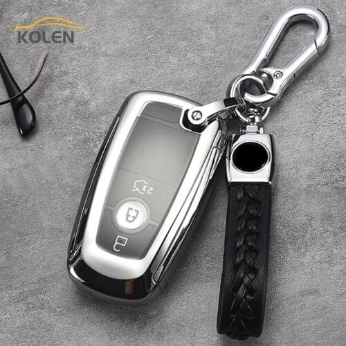 TPU + PC Car Remote Key Case Cover Shell Fob For Ford Fusion Mondeo Mustang KUGA F150 F250 F350 Explorer For Lincoln MKC MKZ MKX