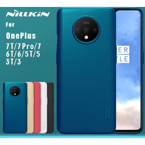 Nillkin for OnePlus 7T 7 Pro 7 6T 6 5T Case Super Frosted Shield PC Back Cover for OnePlus 6 6T 7T 5T 7 Pro 5 3 3T Nilkin Case