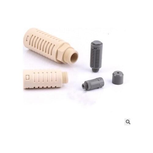 Pneumatic Plastic Silencer Air Quick Exhaust Muffler Absorb Noise Reduce Filter 1/8" 1/4" 3/8" 1/2" Male Thread Black Blue