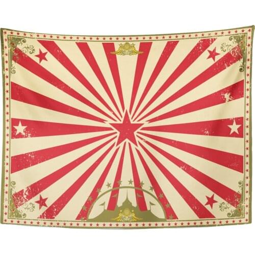 Carnival Circus Vintage for Your Perfect Size Screen Marquee Cabaret Tapestry Home Decor Wall Hanging for Living Room Bedroom Do