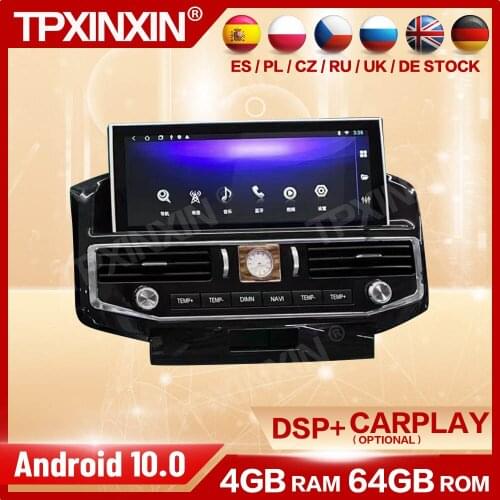 Multimedia Android Player Auto Car Radio Stereo For Toyota Land Cruiser LC300 2008 2009 2010 2011 2012 2013-2020 2021 Head Unit