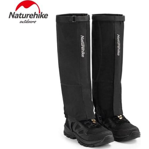 Naturehike Outdoor Snow Shoes Cover Camping Wear Resistant 360D Nylon Waterproof Snow Foot Cover Windproof Portable Adjustable