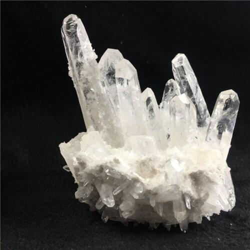 300g rare natural clear quartz cluster energy crystal specimen reiki healing drusy raw gemstone for home decoration&collection