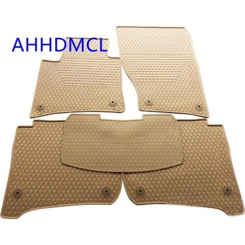 Car Rubber Mats Floor Mats Anti Slip Mat Carpets Feet Pads For Toua-reg 2011 2012 2013 2014 2015 2016 2017 Left Hand Drive
