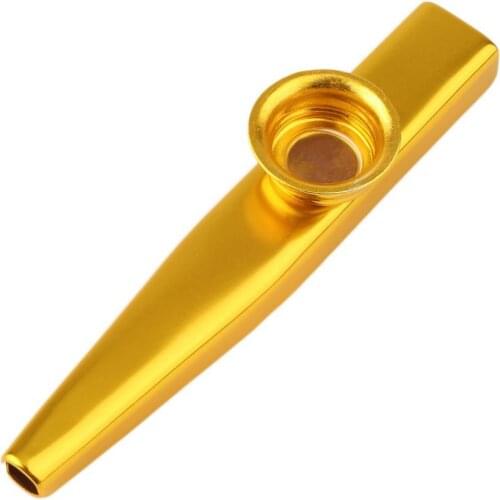 2021 New Hot 1pc Metal Kazoo Diaphragm Mouth Flute Harmonica For Beginners Kids Adult Party Gifts Musical Instrument