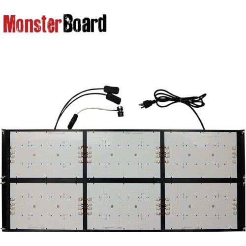 Geeklight uv ir switches 600w cree lg monster board / 600w samsung lm301h 3000k 3500k led grow light