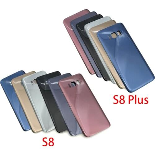 Back Glass Rear Cover For Samsung Galaxy S8 S8 Plus G9500 G9550 Battery Door Housing Battery back cover
