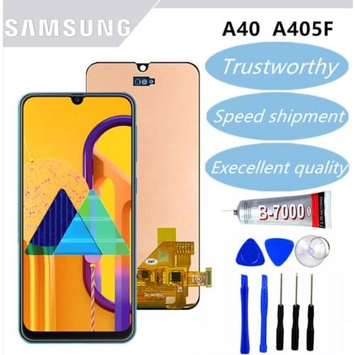 A40 Lcd Display For Samsung Galaxy A40 A405F LCD Display Touch Screen Digitizer Replacement For Samsung A405F A405FN A405FM