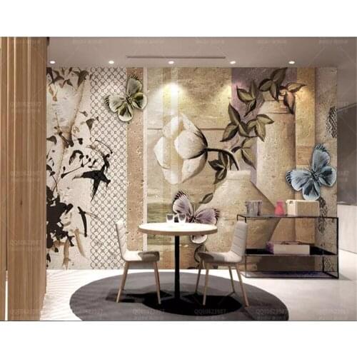 Beibehang 3d wallpaper Fashion Rose Lace American 3d Mural Wallpaper TV Background Wallpaper Vinyl wall wallpaper for kids room