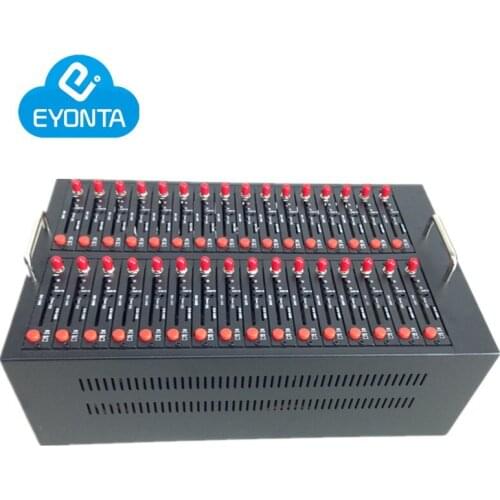 Quad band 32 ports gsm modem Wavecom Q24plus send bulk sms & mms support TCP protocol and recharge GPRS