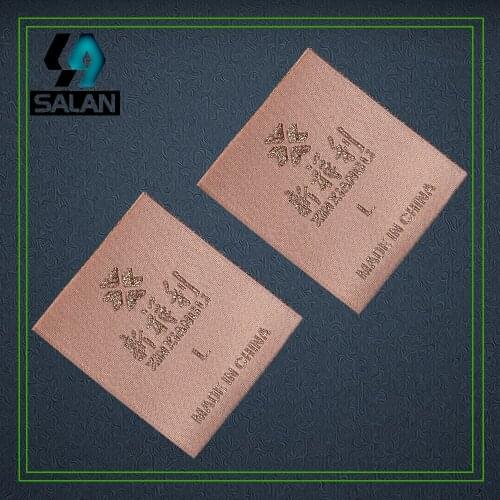 Customized center fold Woven labels for Garment Shirt Shoes Bags fabric Clothing Labels Embroidered sewing Tags free shipping