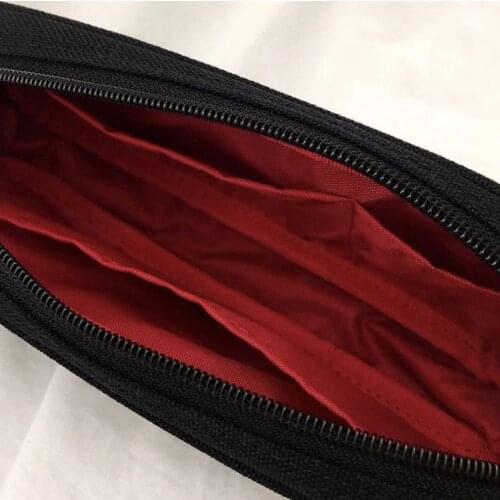 Kawaii Bear Embroidery Canvas Pencil Bag Pen Case Kids Gift Cosmetic Stationery Pouch School Supplies