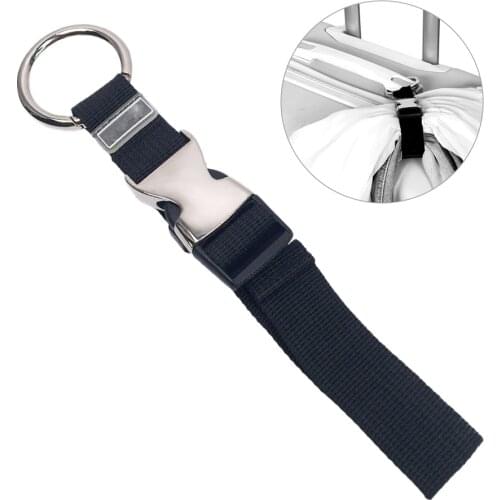 Metal Luggage Strap Third Hand For Travel Accessories Carry On Gear Hands Free Jacket Gripper Attach Bags To Other Suitcases
