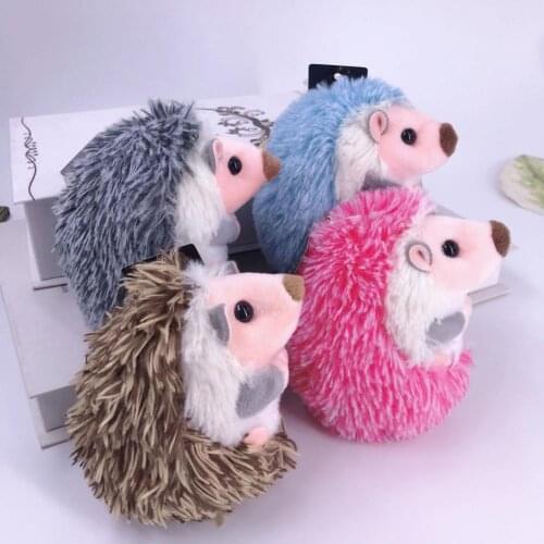 Cute Cartoon Hedgehog Soft Plush Doll Backpack Bag Hanging Pendant Kids Gift Doll Cute Cartoon Kids