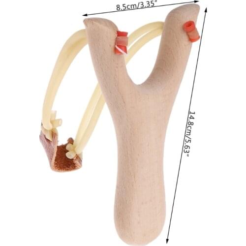 Powerful Log Slingshot Catapult Bow Outdoor Hunting Camping Tool New