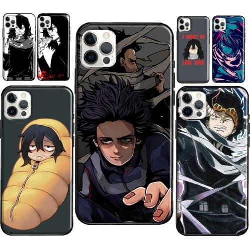 Eraser head Shota aizawa BNHA Soft TPU Case For iPhone XR X XS MAX SE 2020 6S 8 7 Plus 12 Mini 11 Pro Max Cover Shell