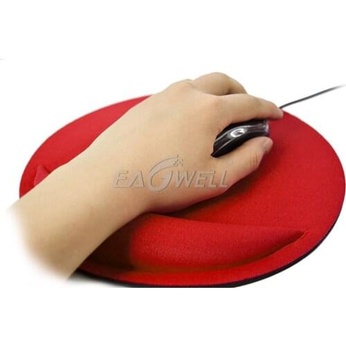 Non-slip Mouse Pad Round Soft Wrist Protected Cushion Solid Color EVA Gaming Mouse Pad Office Home Mousepad Mat for Gamer