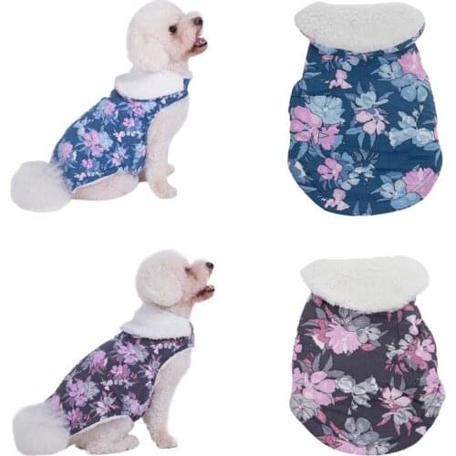 Pet Dog Clothes Winter Jackets Suit Warm Fleece Vest Small Dog cloak Waistcoat Coat Clothing Coats New Supplies Pets
