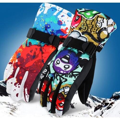 Ski Gloves Adult Men Women Waterproof Windproof Warm Thicken Snowboard Gloves Winter Snow Climbing Riding Snowmobile Gloves