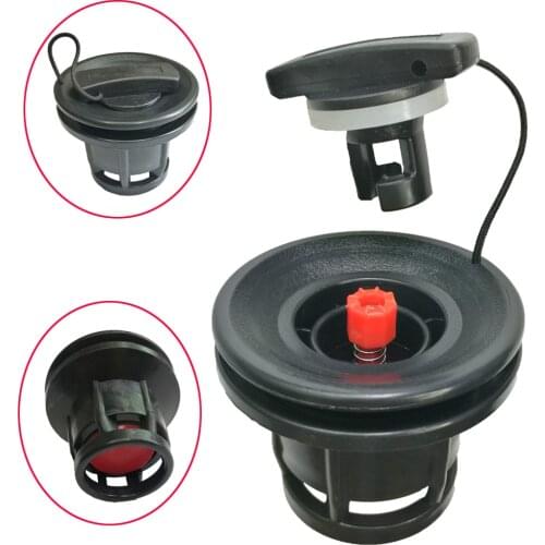 PVC Air Nozzle Valve 8 Groove Air Valve Caps for Inflatable Rubber Dinghy Raft Pool Fishing Boat