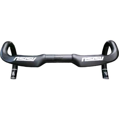 ASISU carbon fibre bicycle handlebar road 3K full carbon bike handlebar road bike parts 31.8*400/420/440mm Free Shipping
