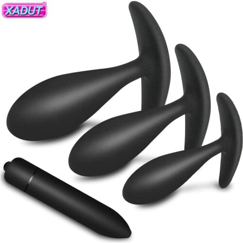 Silicone Anal Plug Butt Dildo Bullet Vibrators for Women Prostate Massager Vibrador Butt Plug Sex Toys for Adults 18